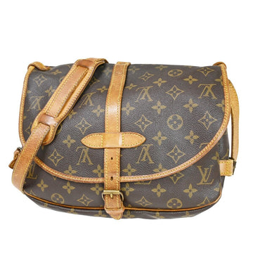 Louis Vuitton Saumur 30  Canvas Shoulder Bag