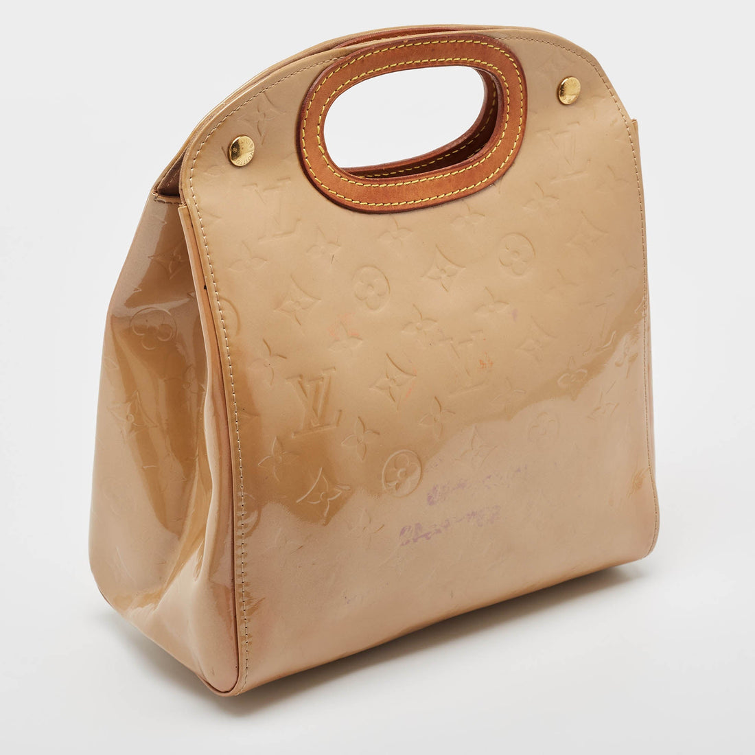 Louis Vuitton Noisette Monogram Vernis Maple Drive Bag