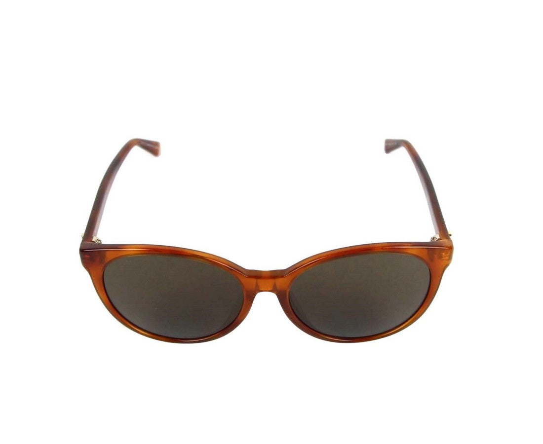 Gucci Women's  Mustard Acetate Round Sunglasses