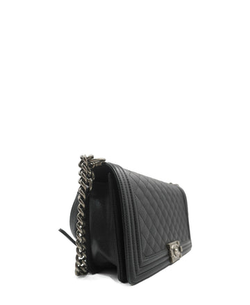 Medium Caviar Boy Black