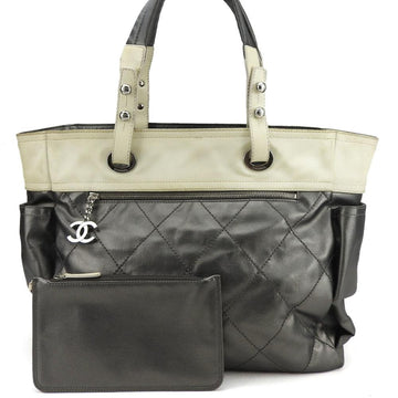 Beige Canvas Chanel Paris Biarritz