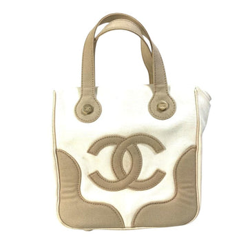 Beige Canvas Chanel Sports CC Logo
