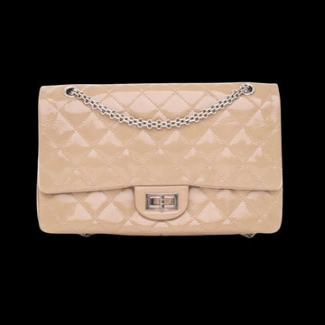 Beige Leather Chanel Handbag