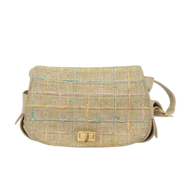 Beige Wool Chanel Chocolate Bar