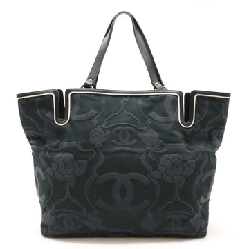 Black Canvas Chanel Tote