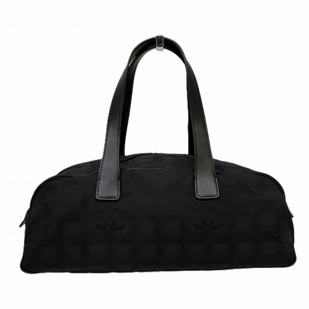 Black Canvas Chanel Handbag
