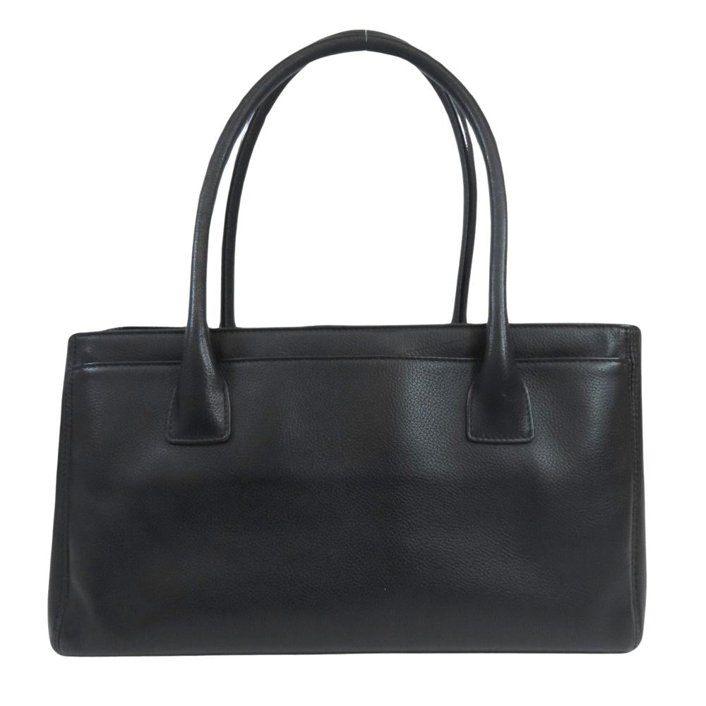 Black Canvas Chanel Tote