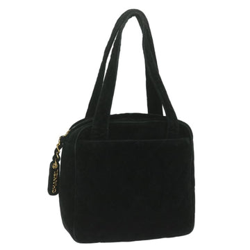 Black Fabric Chanel Handbag