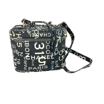 Black Fabric Chanel Vanity