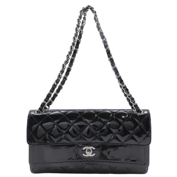 Black Leather Chanel Flap Bag