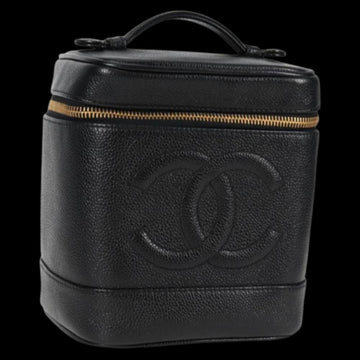 Black Leather Chanel Vanity