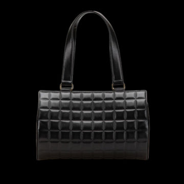 Black Leather Chanel Handbag