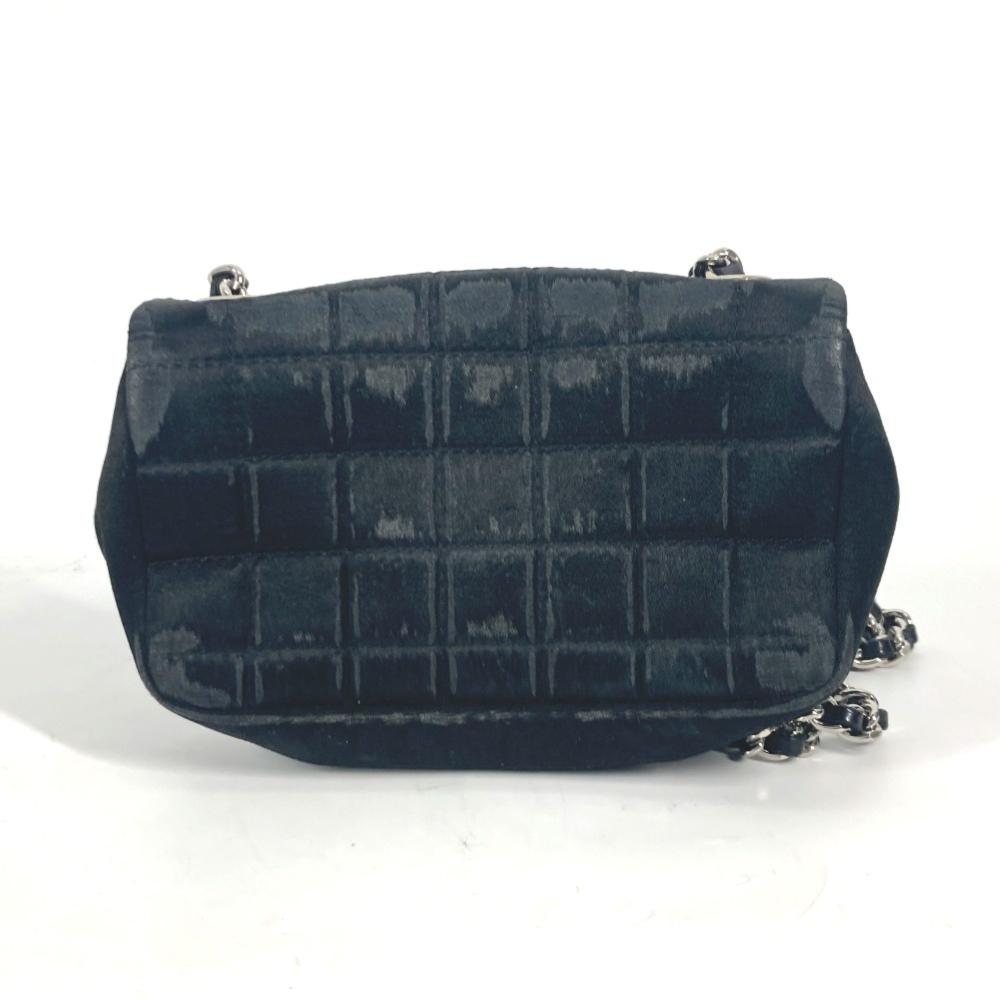 Black Leather Chanel Shoulder Bag