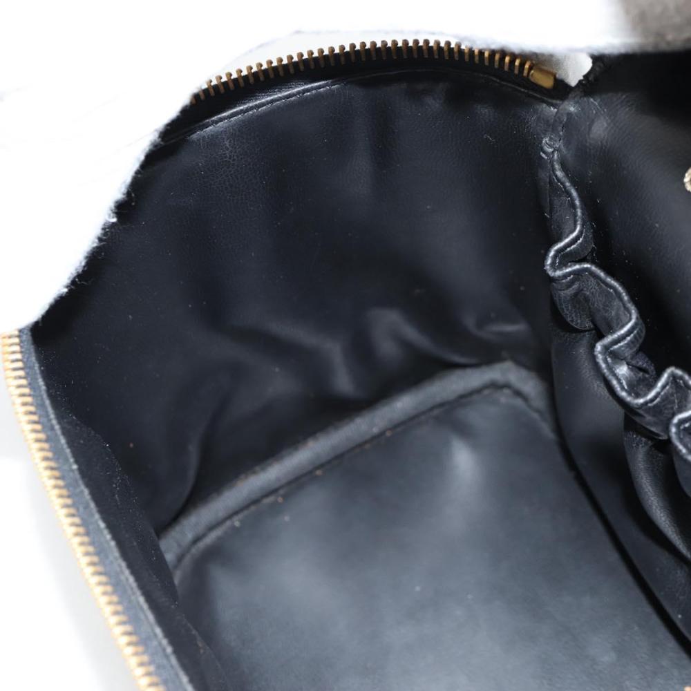 Black Leather Chanel Vanity