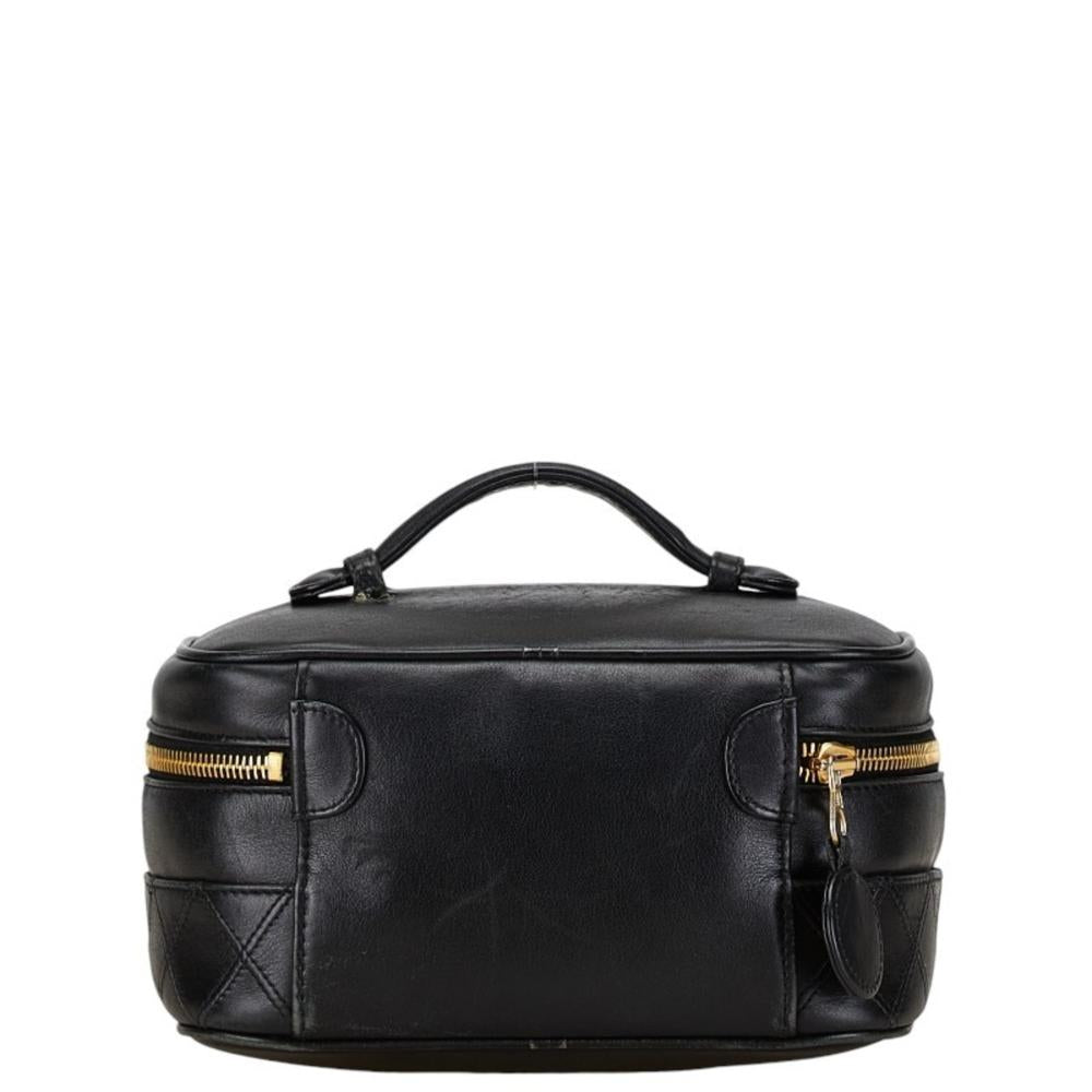 Black Leather Chanel Vanity