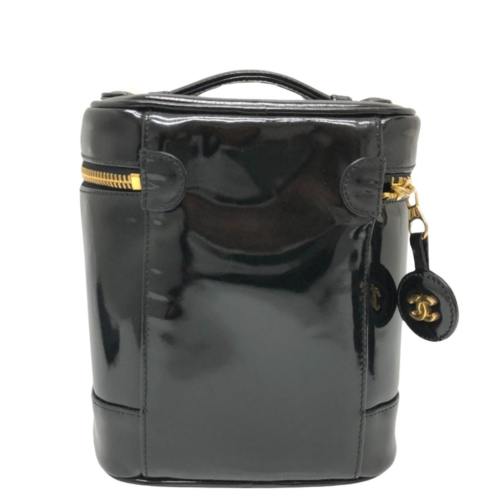 Black Leather Chanel Vanity