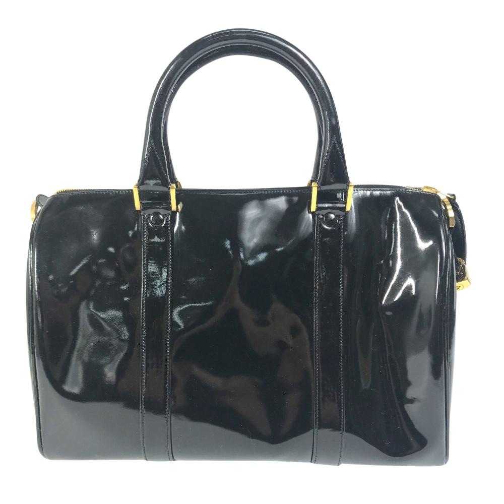 Black Leather Chanel Handbag