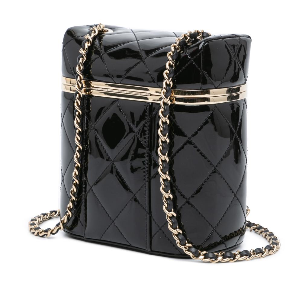 Black Leather Chanel Vanity