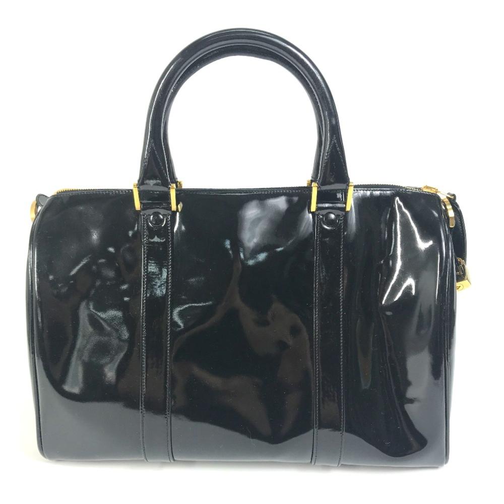 Black Leather Chanel Handbag