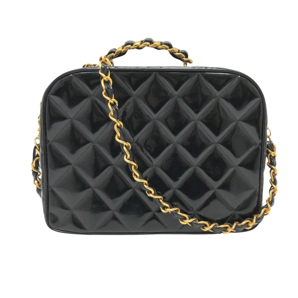Black Leather Chanel Vanity
