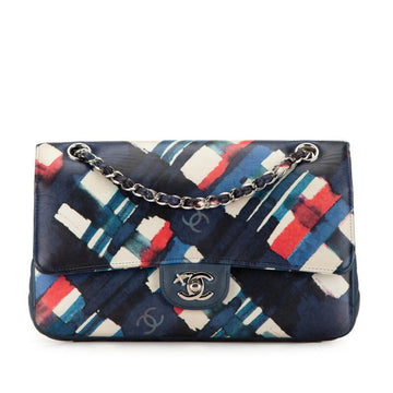 Blue Leather Chanel Flap Bag