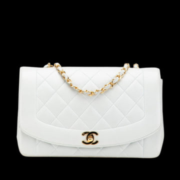 Blue Leather Chanel Crossbody Bag