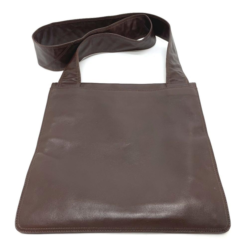 Brown Fabric Chanel Shoulder Bag