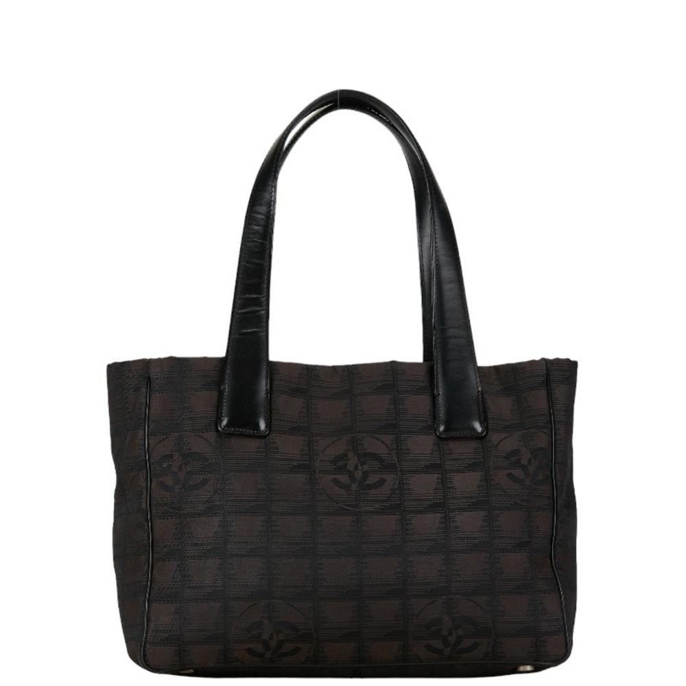 Brown Fabric Chanel Travel Line
