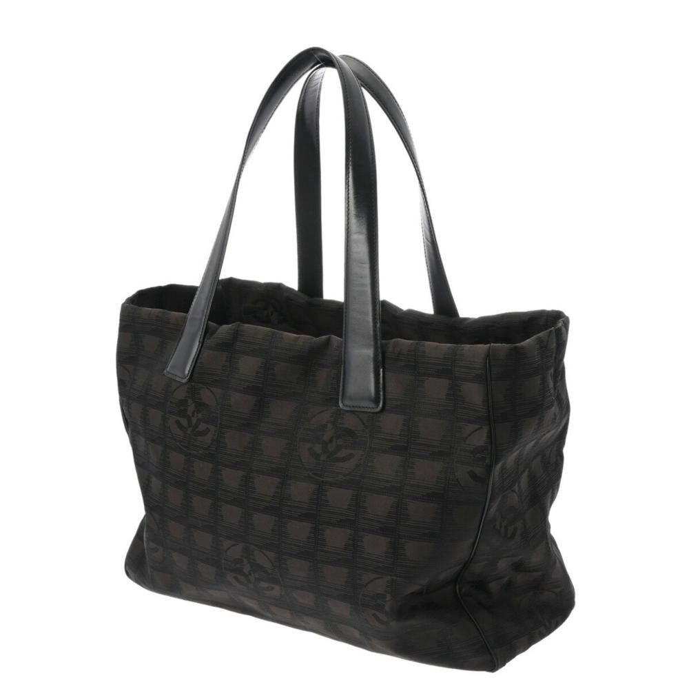 Brown Fabric Chanel Travel Line