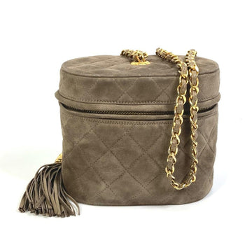 Brown Leather Chanel Shoulder Bag