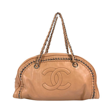 Brown Leather Chanel Shoulder Bag