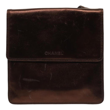 Brown Leather Chanel Shoulder Bag