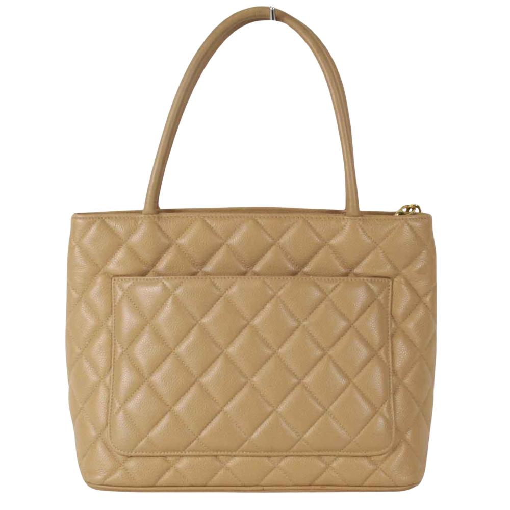 Brown Leather Chanel Medaillon