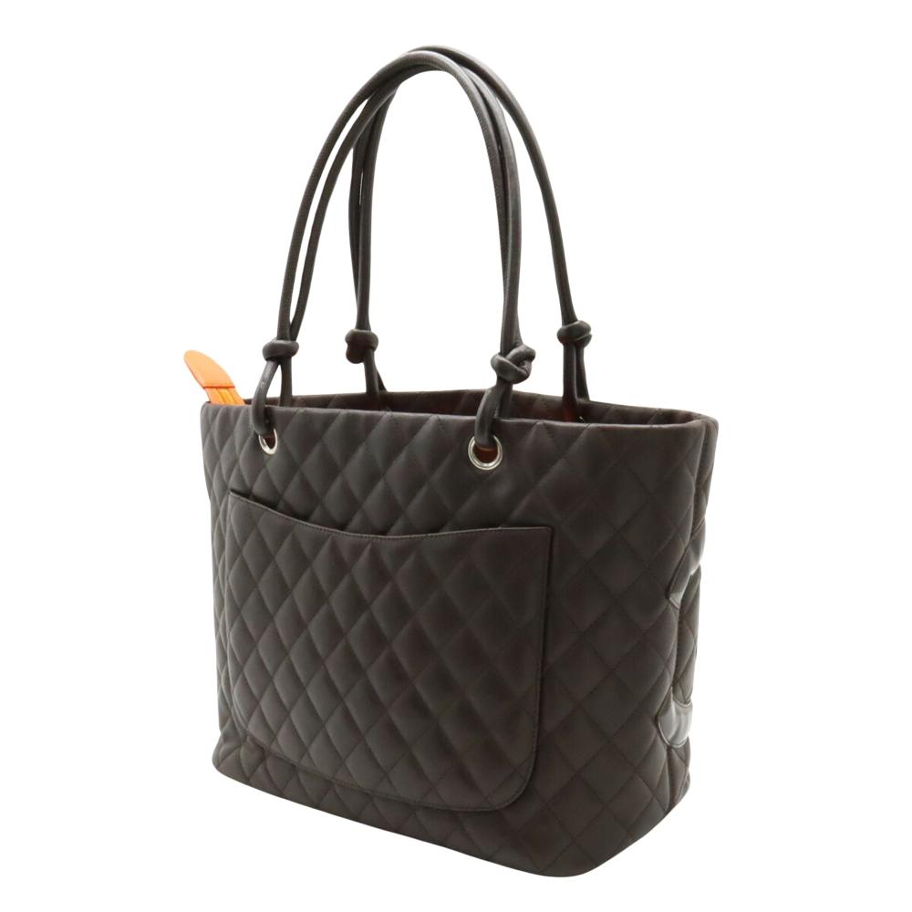 Brown Leather Chanel Shoulder Bag