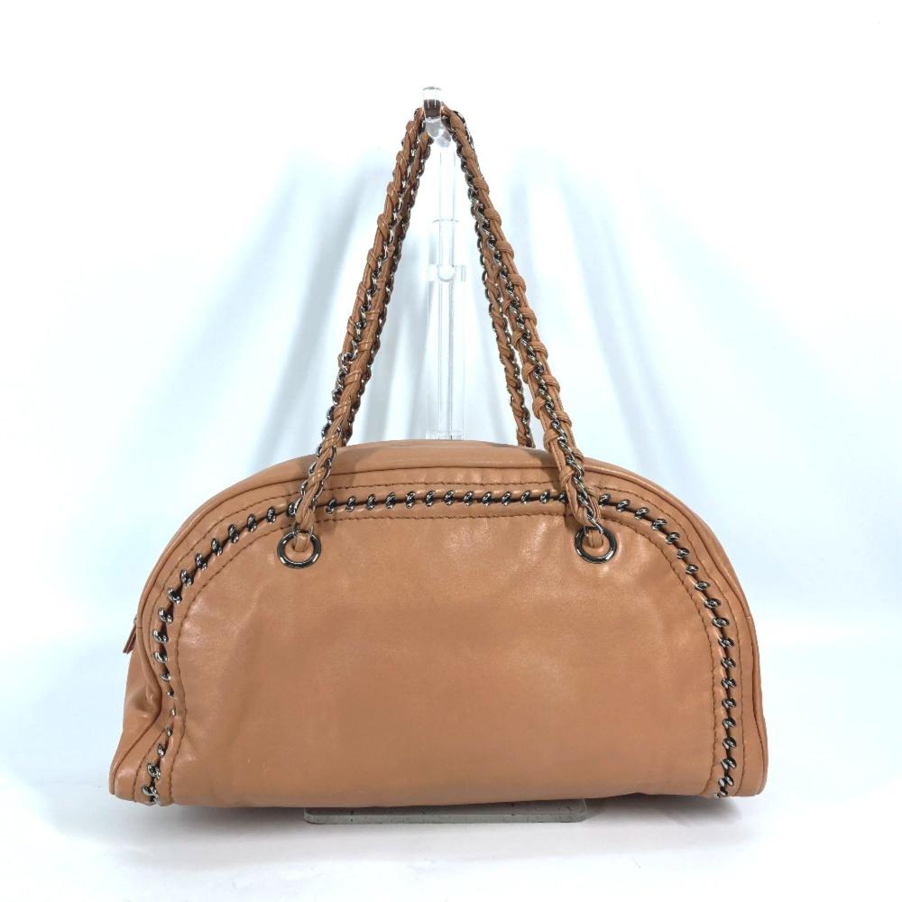 Brown Leather Chanel Shoulder Bag