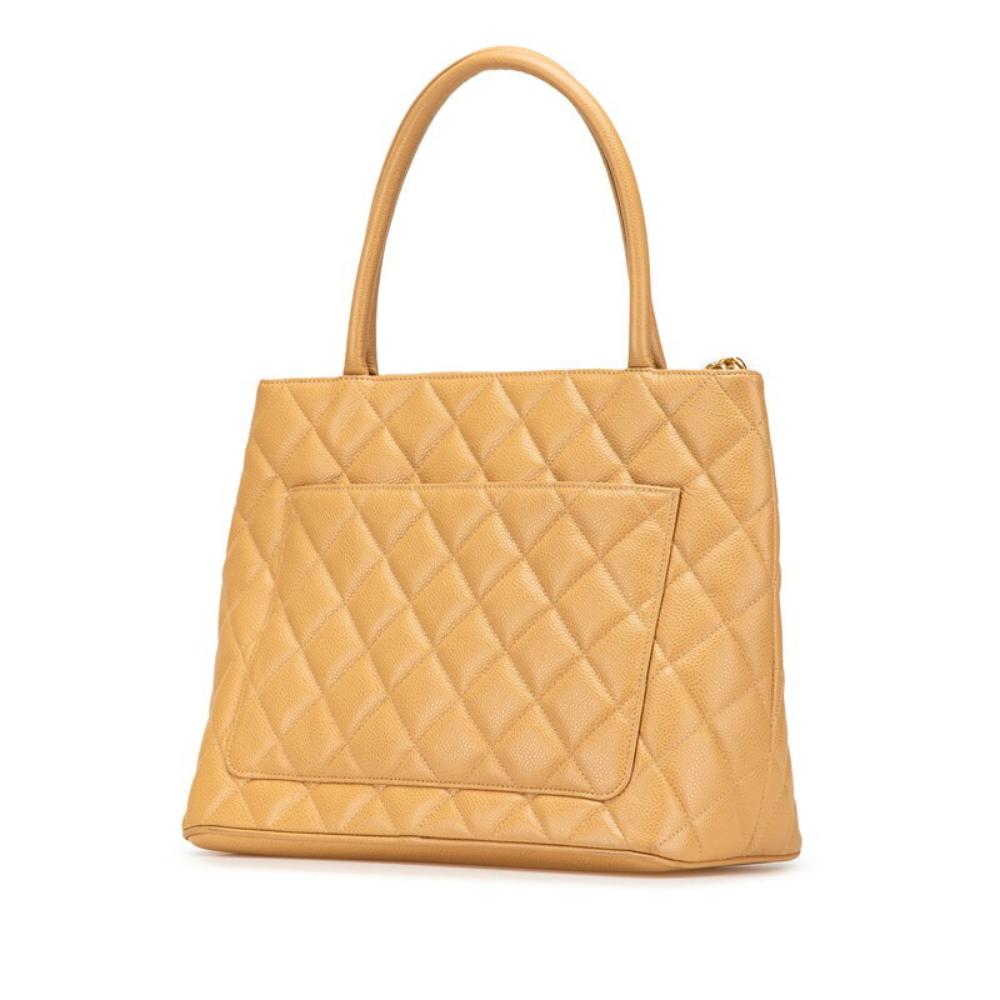 Brown Leather Chanel Tote