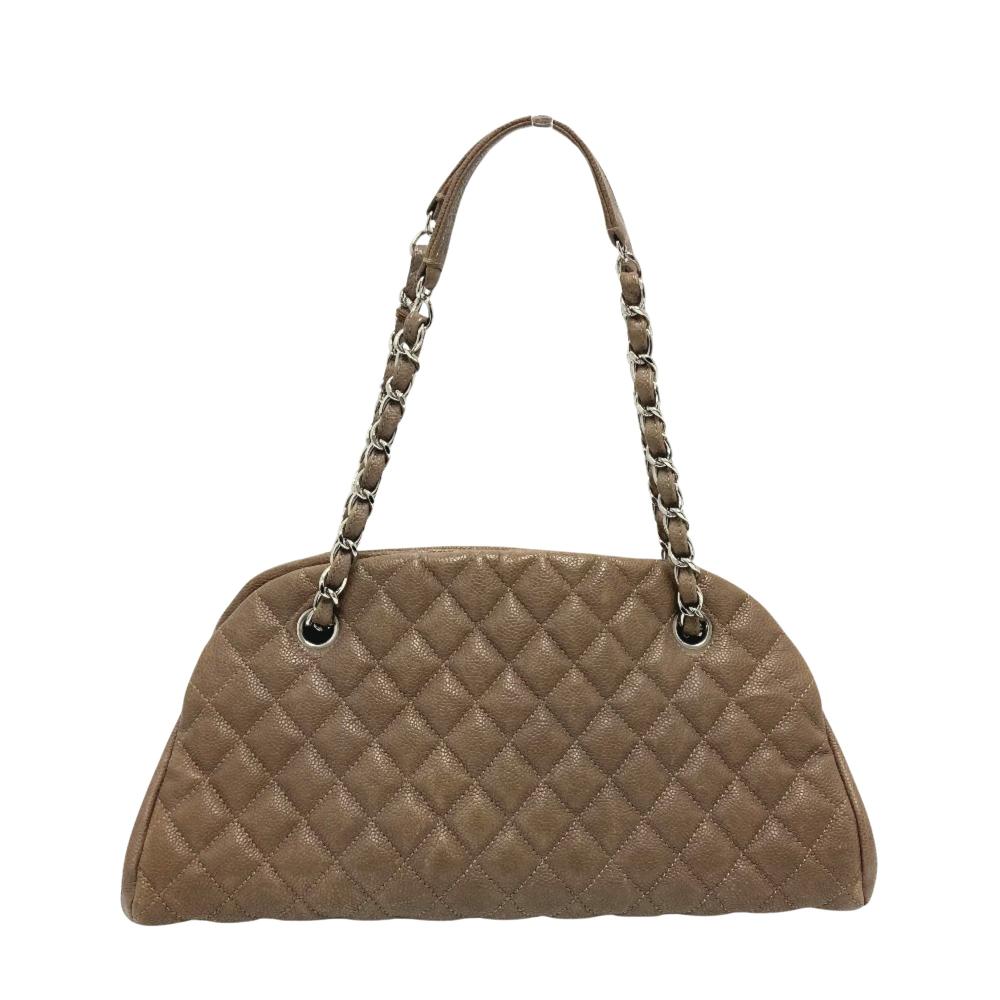 Brown Leather Chanel Shoulder Bag
