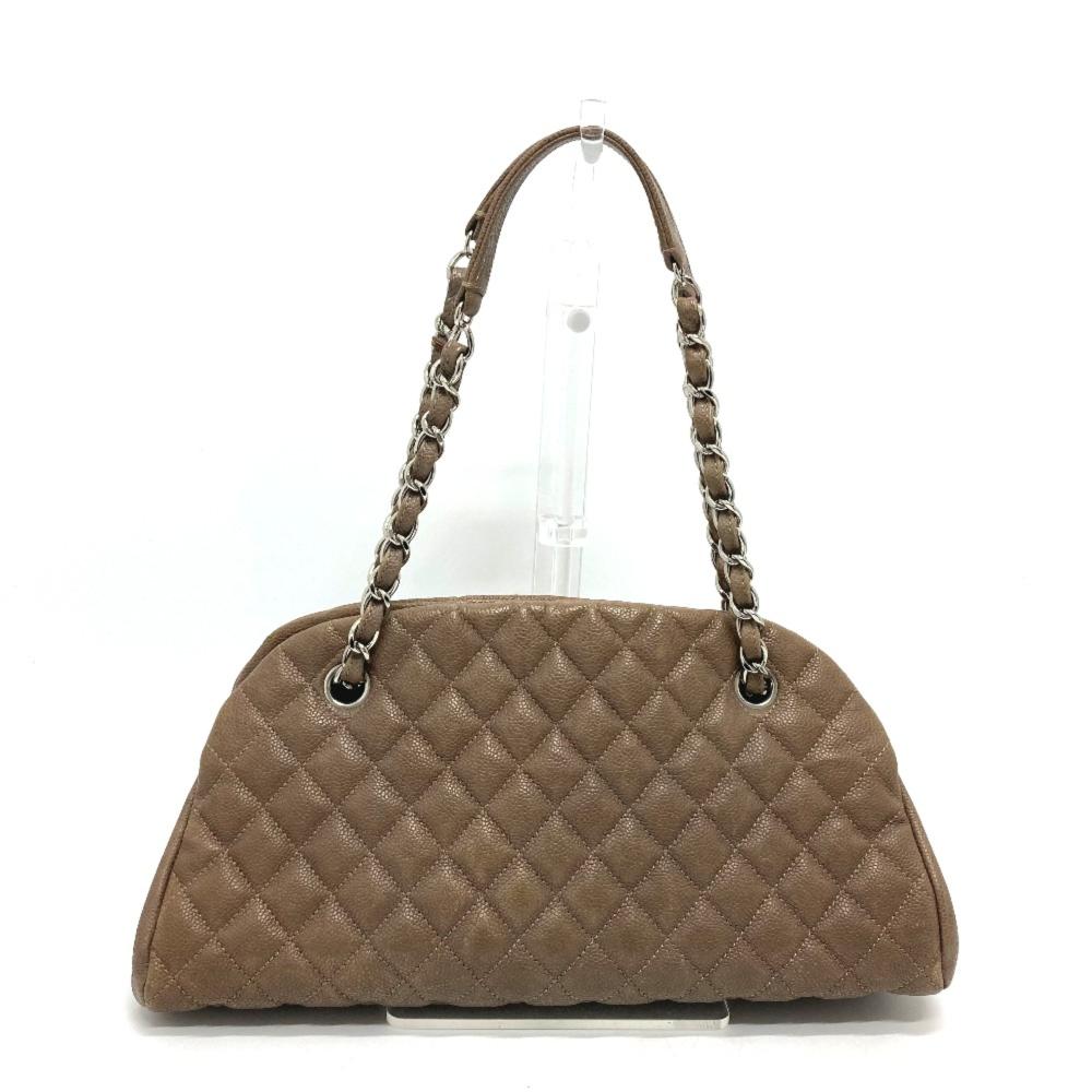 Brown Leather Chanel Shoulder Bag