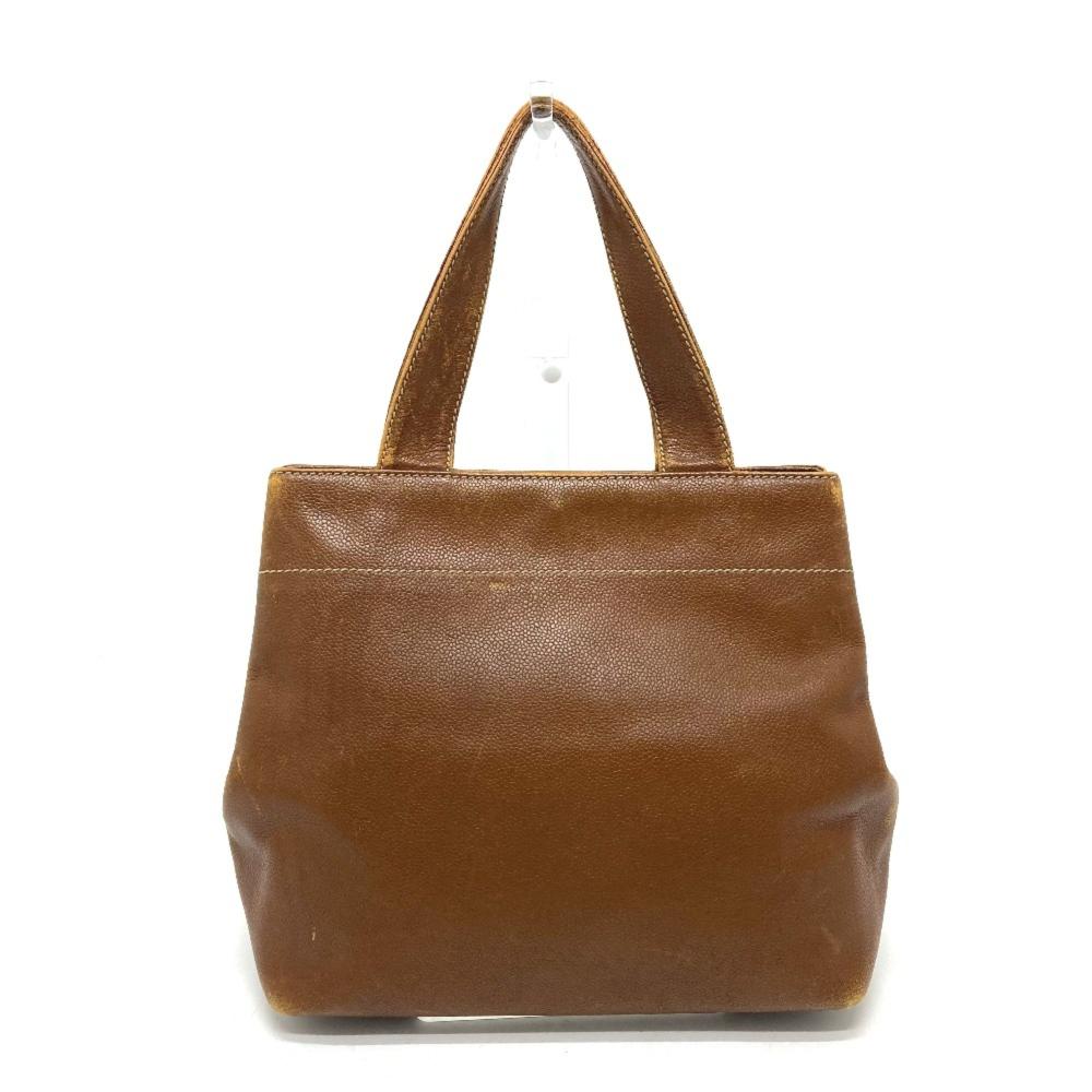 Brown Leather Chanel Tote