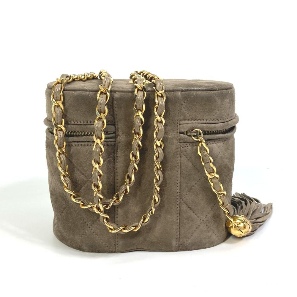 Brown Leather Chanel Shoulder Bag