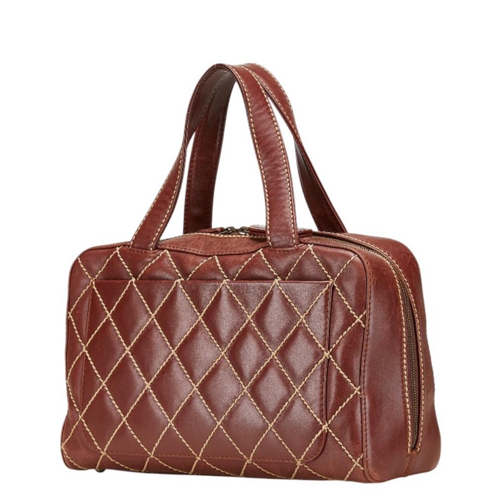 Brown Leather Chanel Handbag