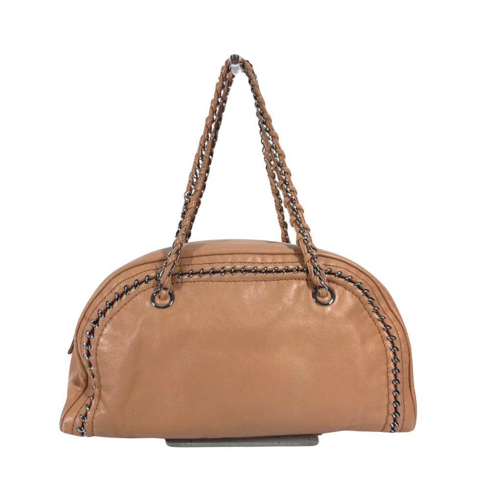 Brown Leather Chanel Shoulder Bag