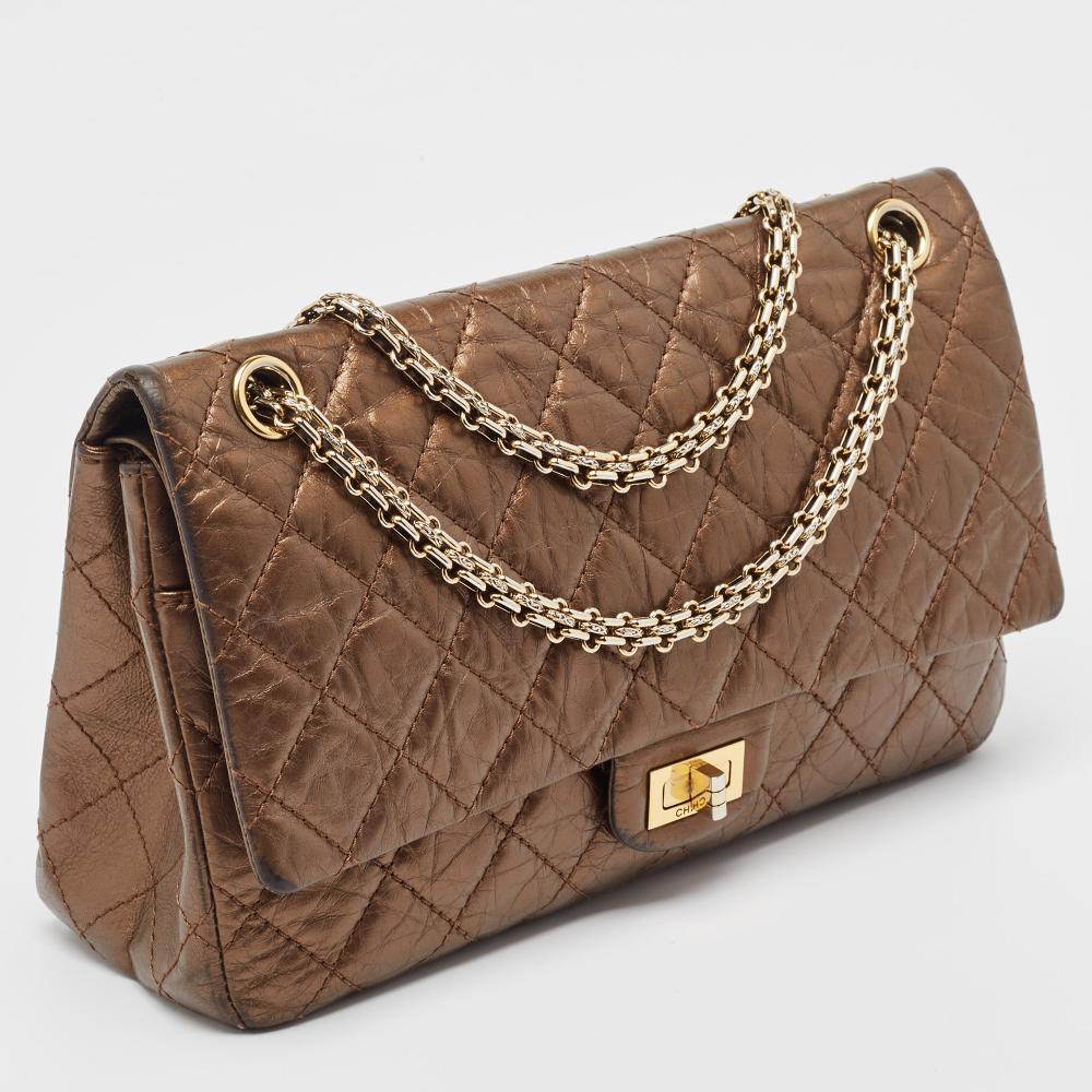 Brown Leather Chanel Flap Bag