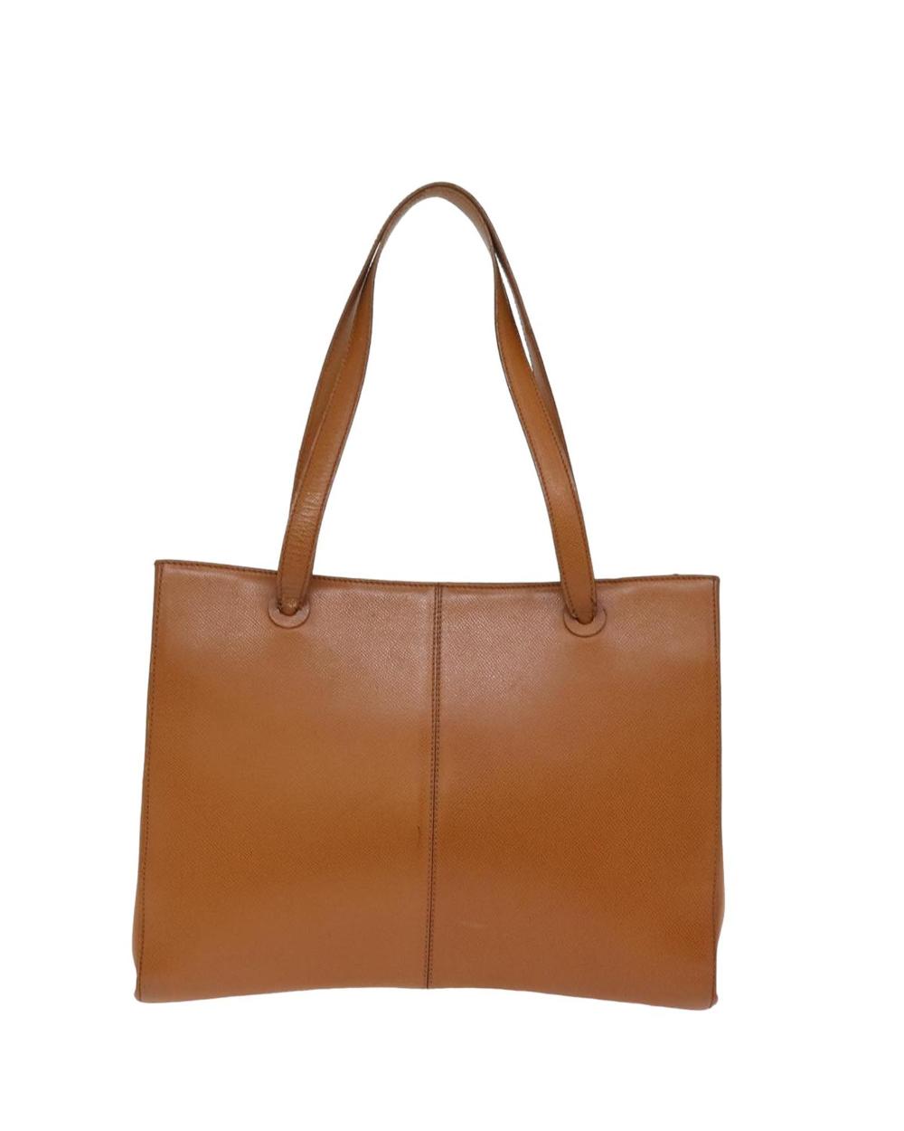 Brown Leather Chanel Tote