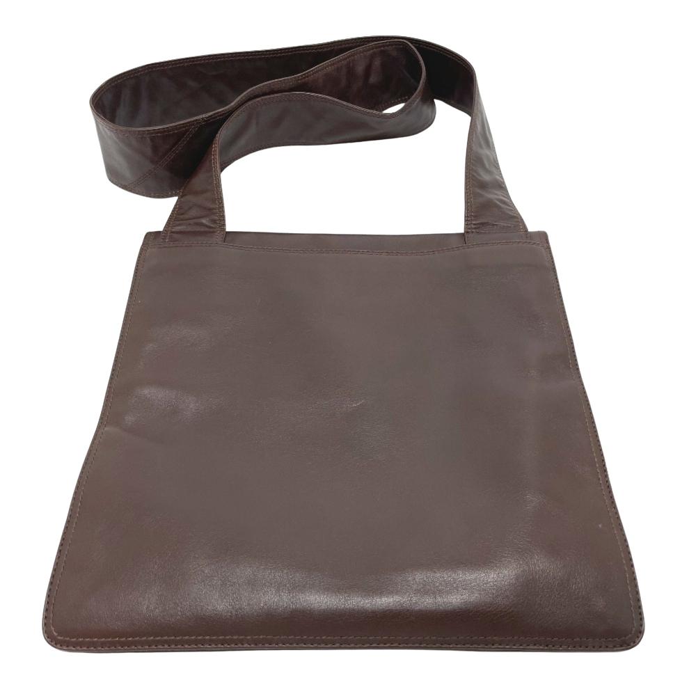 Brown Leather Chanel Shoulder Bag