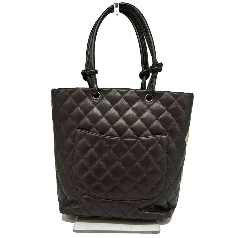 Brown Leather Chanel Tote