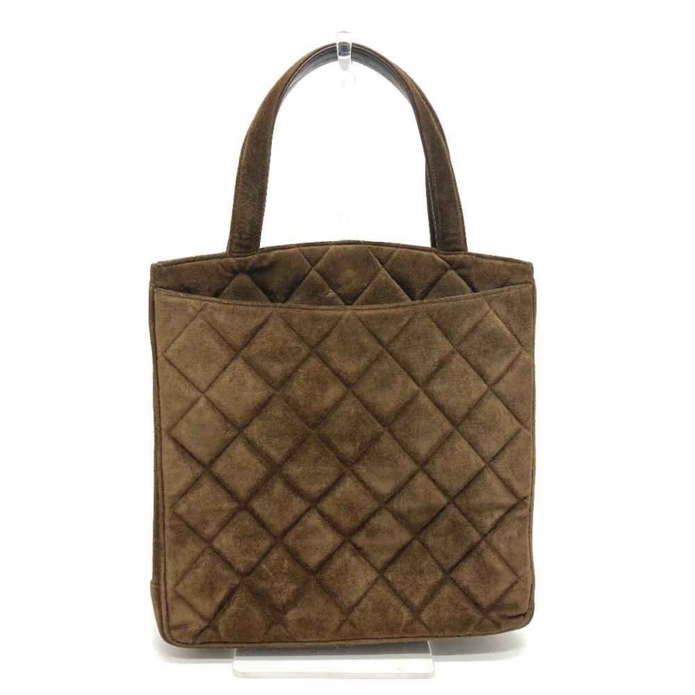 Burgundy Fabric Chanel Handbag