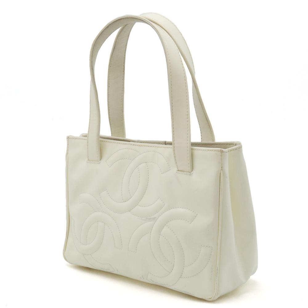 Gold Leather Chanel Handbag