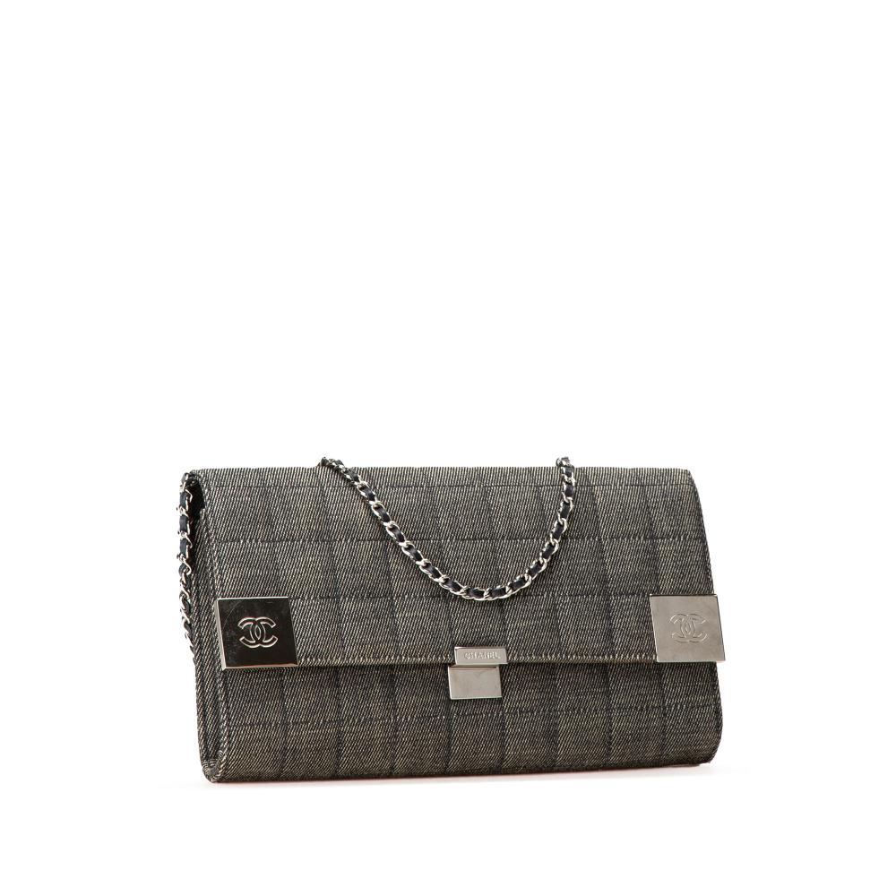 Grey Denim Chanel Chocolate Bar