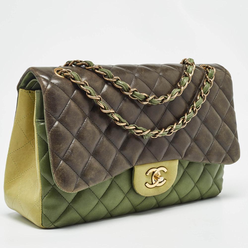 Multicolor Leather Chanel Flap Bag